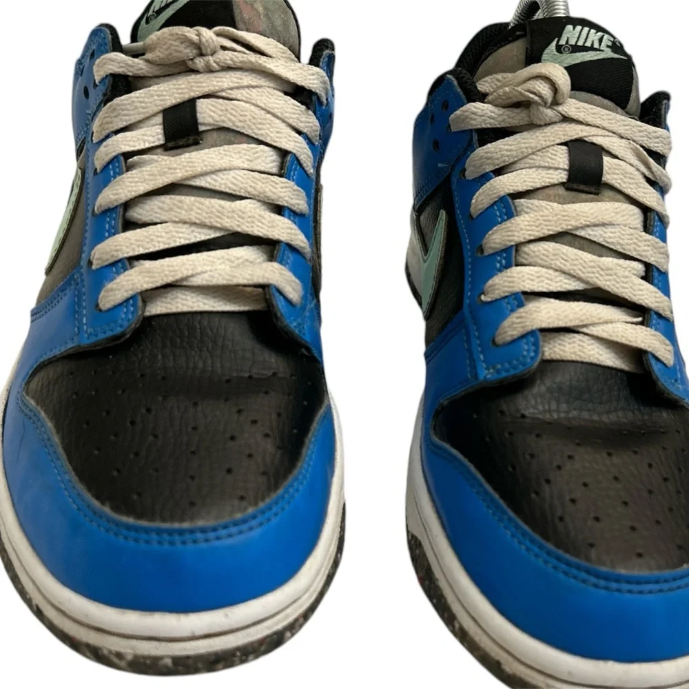 Nike Dunk Low‎ SE Black/Blue/Mint Foam DR0165-001 GS Sz 7Y